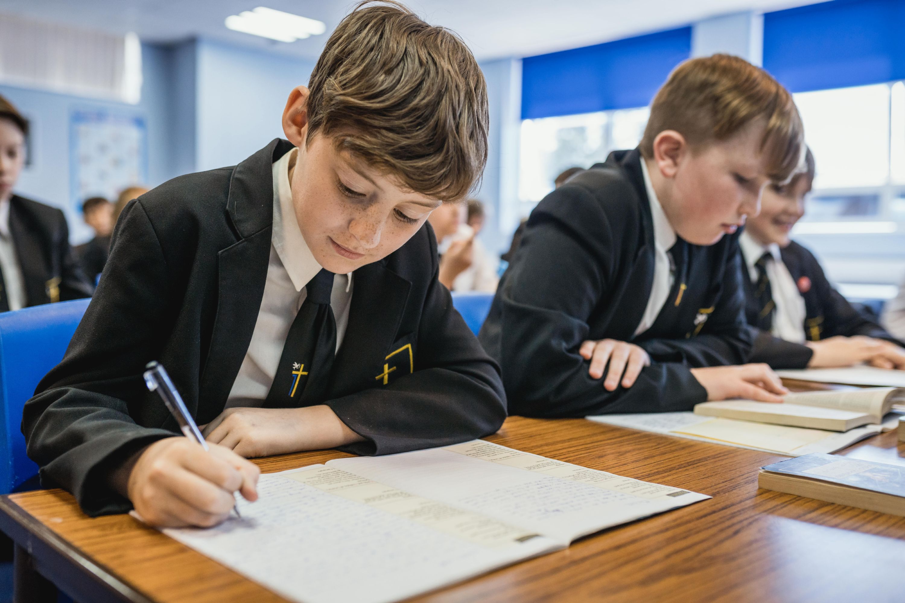 Children in the classroom learning